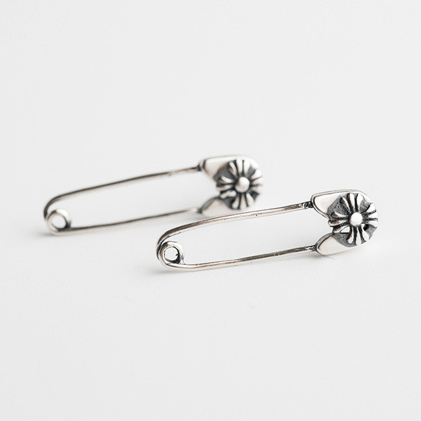 A32712 s925 sterling silver vintage fashion silver dangle earrings