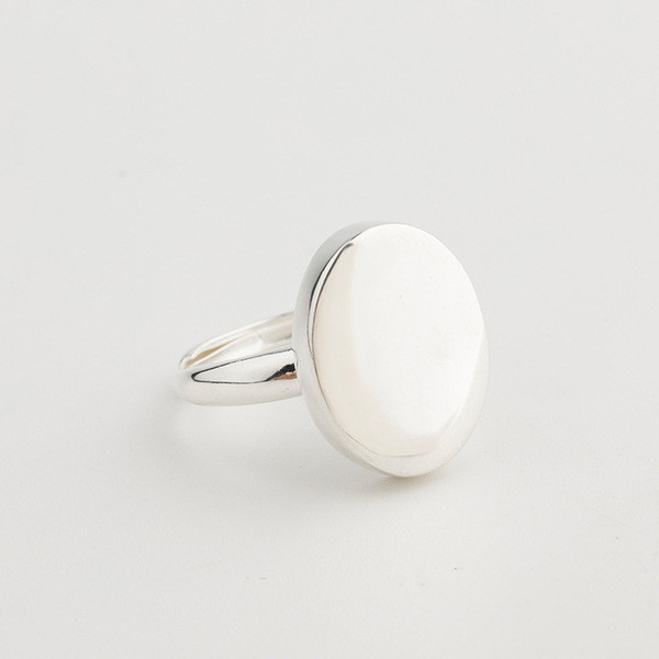A32539 s925 sterling silver adjustable vintage silver unique chic trendy ring