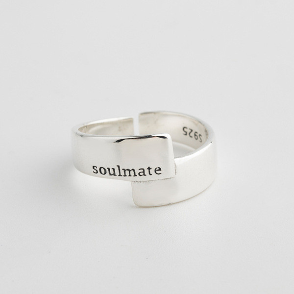A32532 s925 sterling silver adjustable silver ring