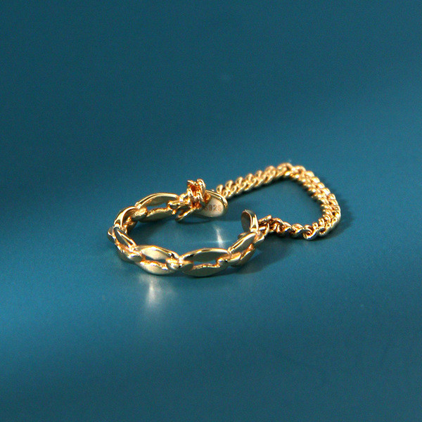 A32756 s925 sterling silver unique chain sterling silver piercing clipon earrings
