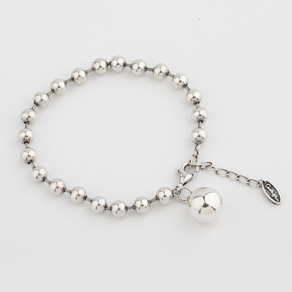 A32926 s925 sterling silver bead chic adjustable trendy fashion bracelet