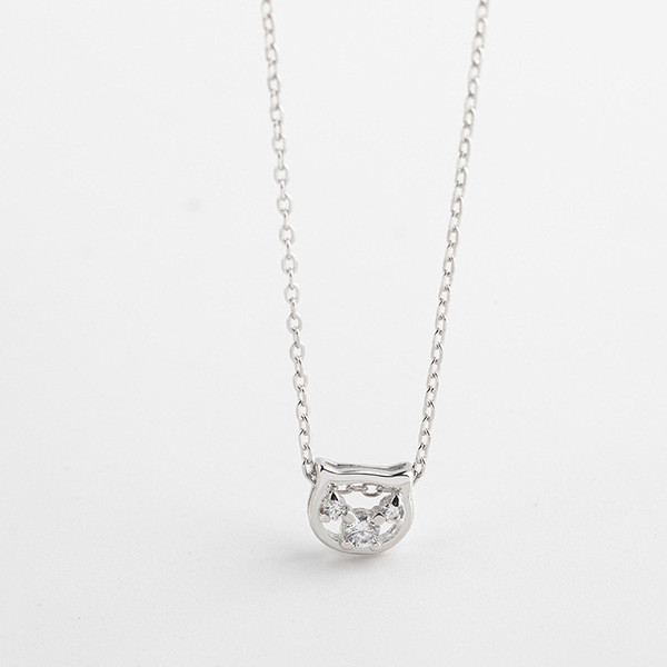 A31428 big s925 sterling silver chic necklace