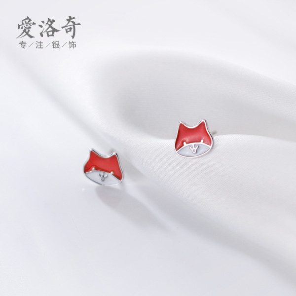 A37093 s925 sterling silver trendyQ cute earrings