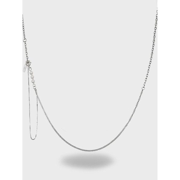 A31452 simple irregular cha925 sterling silver necklace