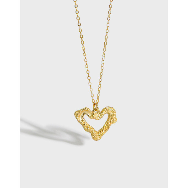 A31526 heart heartshape s925 sterling silver necklace