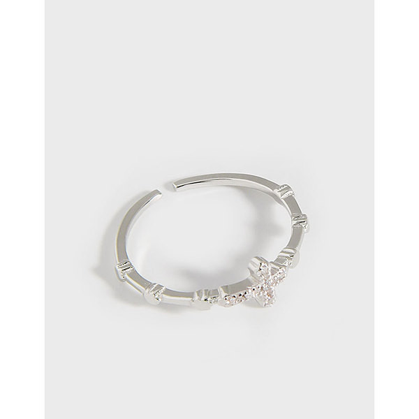 A32529 design simple crosss925 sterling silver ring