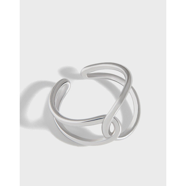 A32543 s925 sterling silverins minimalist uniquechic bar ring