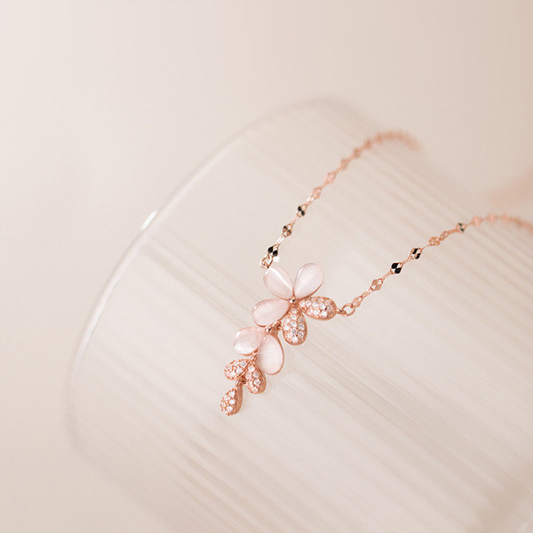 A31032 s925 sterling silver sweet necklace