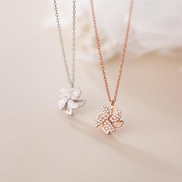 A31020 s925 sterling silver cute cute pendant necklace