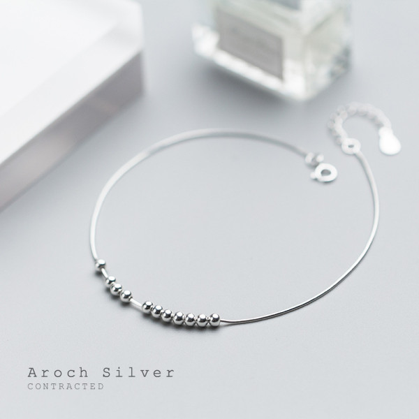 A36968 s925 sterling silver charm bracelet