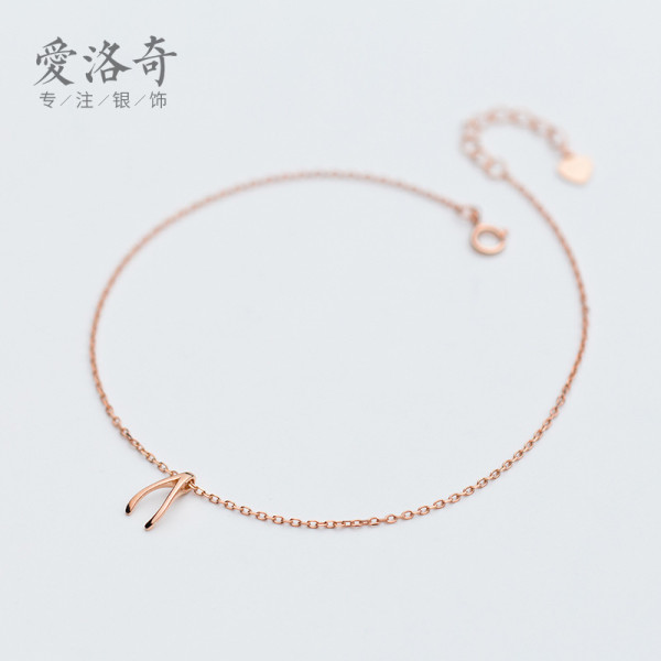 A36967 s925 sterling silver anklet fashion simple anklet chicv anklet bracelet