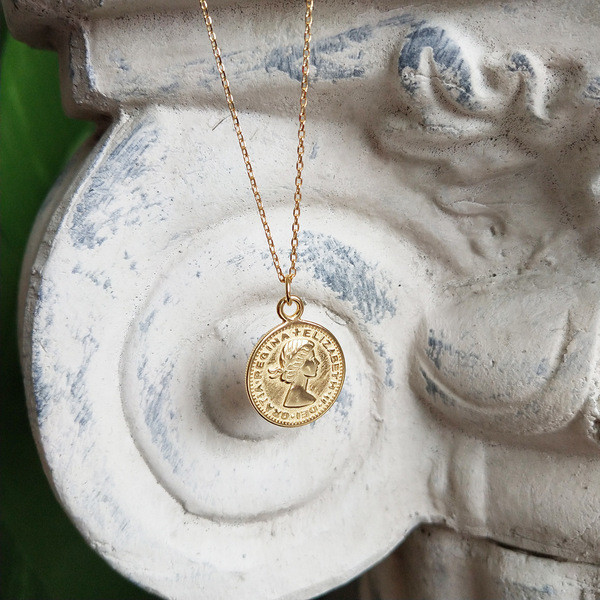 A31356 925 sterling silver gold moon necklace