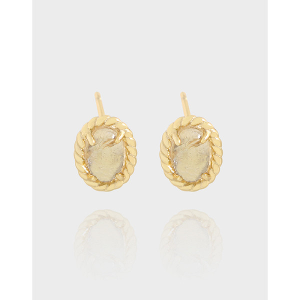 A38700 design minimalist crystal stud sterling silver s925 quality earrings