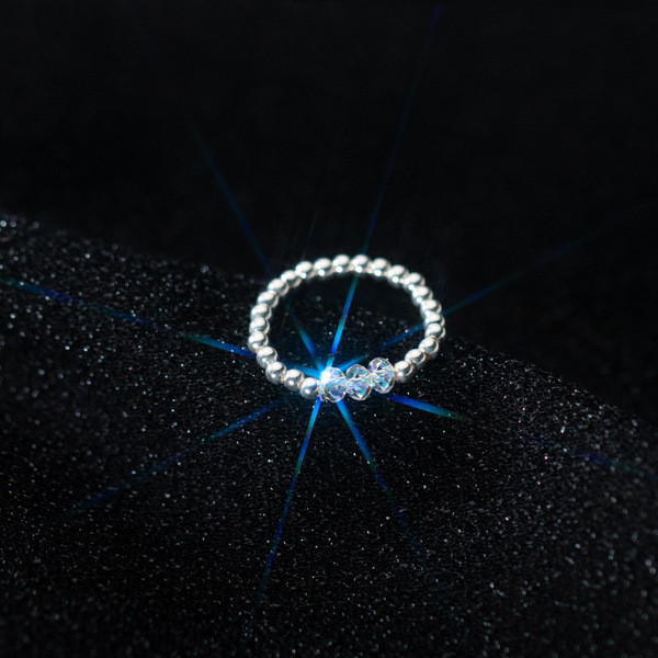 A34380 s925 sterling silver fashion rhinestone ring