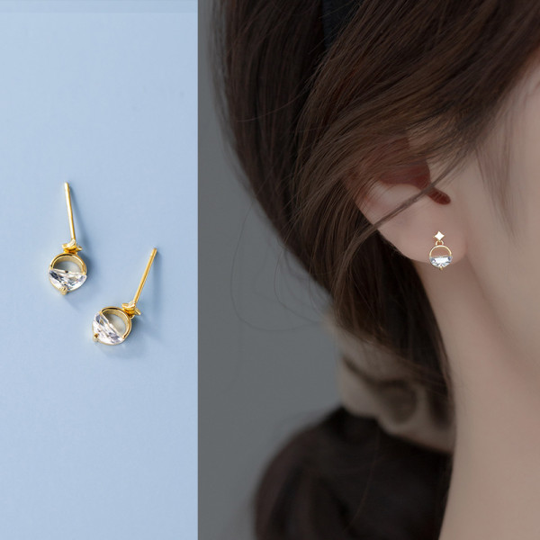 A35951 s925 sterling silver sweet earrings