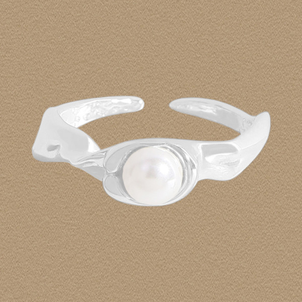 A43952 pearl sterling silver s925 ring