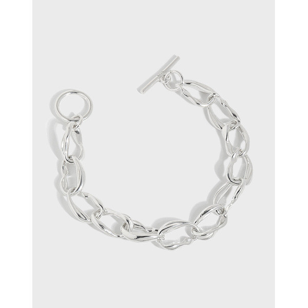 A34313 design minimalist chain qualitys925 sterling silver bracelet