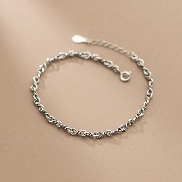 A34209 s925 sterling silverr charm bracelet