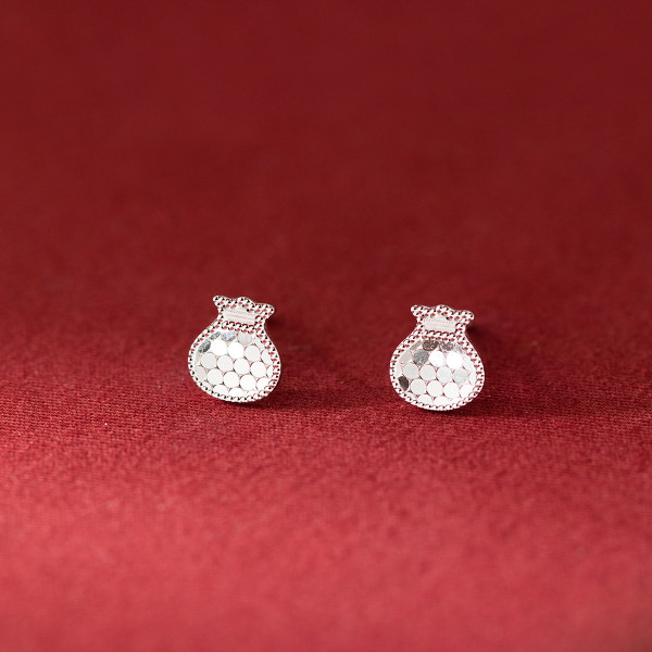 A45561 s925 sterling silver trendy sweet dainty stud earrings