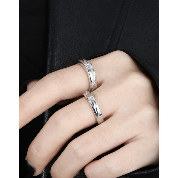A41809 rhinestone design s925 sterling silver ring