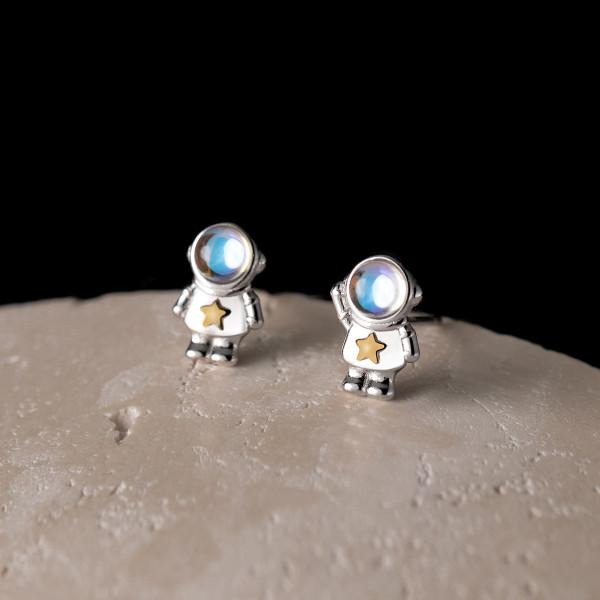 A36399 s925 sterling silver cute earrings