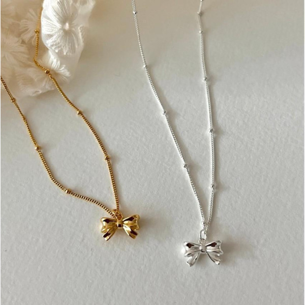 A37696 hot sterling silver butterfly necklace simple necklace
