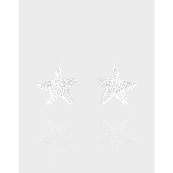 A39866 design minimalist stars quality stud sterling silver s925 earrings