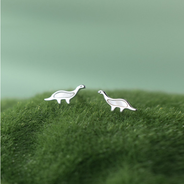 A35586 s925 sterling silver shell cute chic earrings