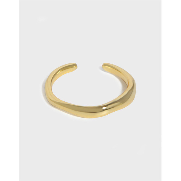 A34460 geometric irregular adjustable ring