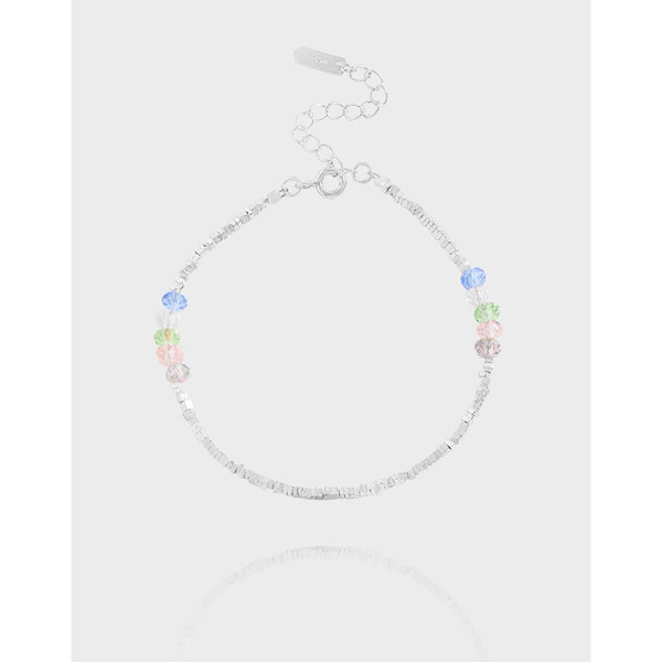 A38872 design crystal charm sterling silver s925 quality bracelet