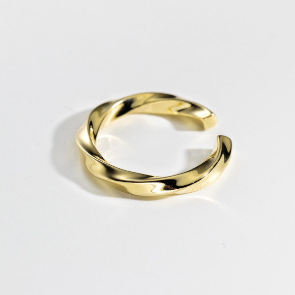 A43511 s925 silver fashion simple elegant ring