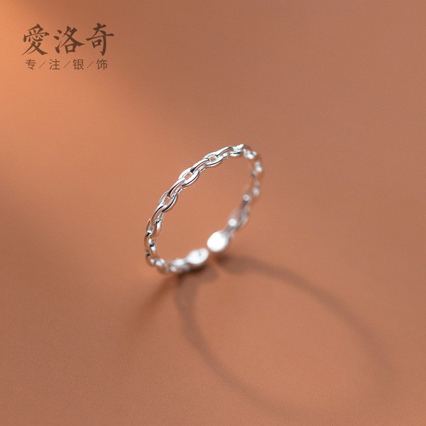 A34330 s925 sterling silver hollowed unique fashion ring