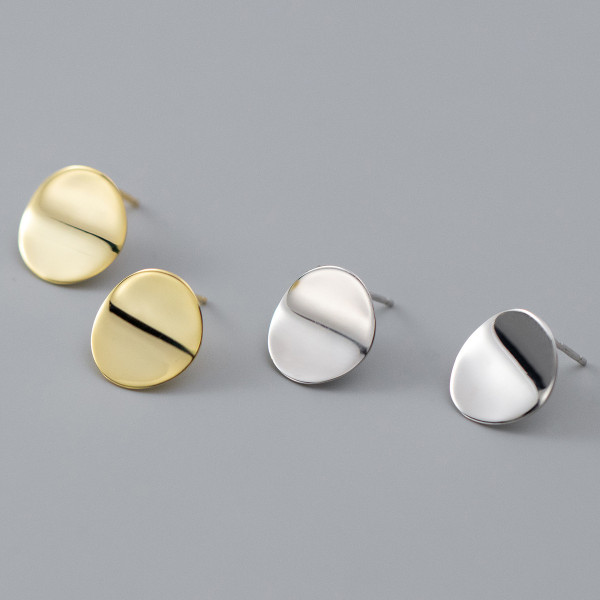 A40746 s925 sterling silver cute stud simple elegant earrings