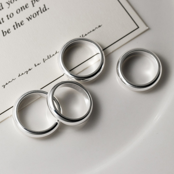 A44157 s925 sterling silver hot ring