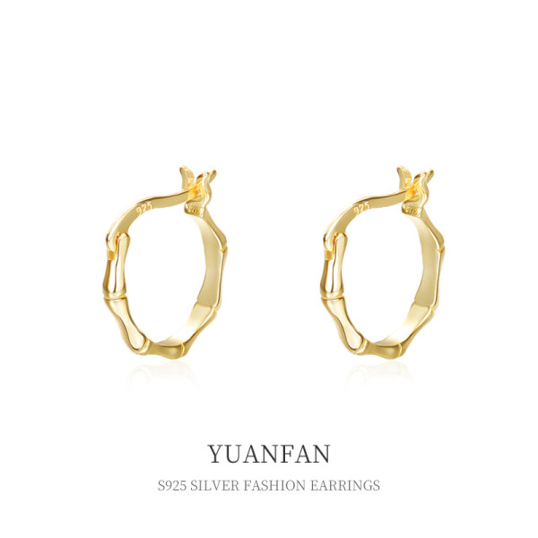 A37105 925 sterling silver simple earringsi