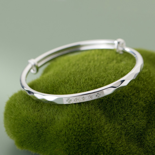 A38363 silver bangle trendy design elegant bracelet