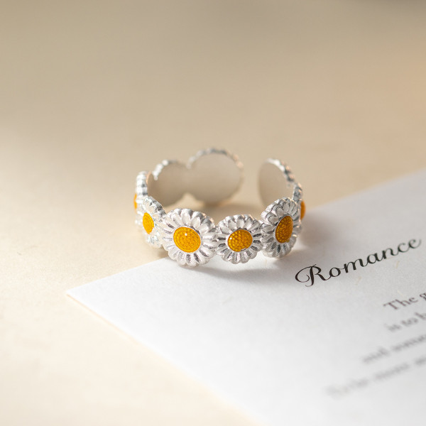 A45200 silver trendy sweet cute ring