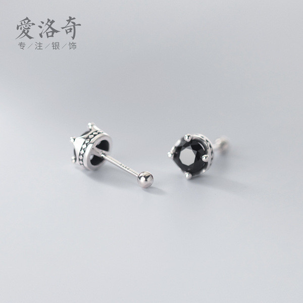 A32240 s925 sterling silver chic unique earrings