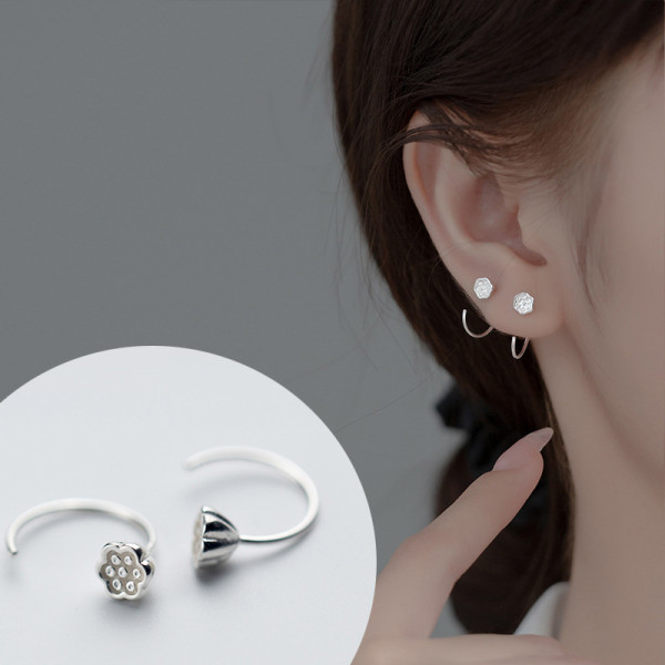 A35896 s925 sterling silver trendy earrings