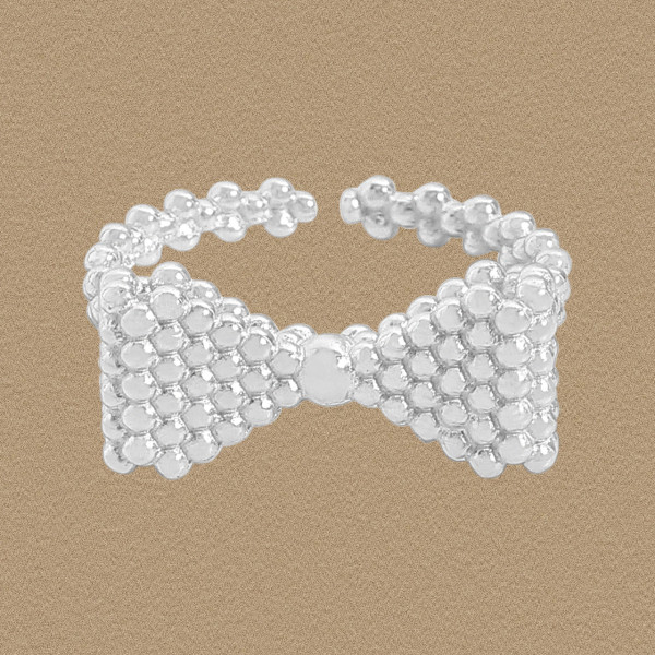 A45915 fashion bead butterfly sterling silver s925 ring