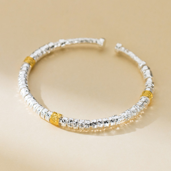 A45378 bangle dainty gold silver bracelet