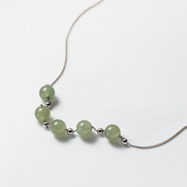 A39508 s925 sterling silver vintage elegant necklace