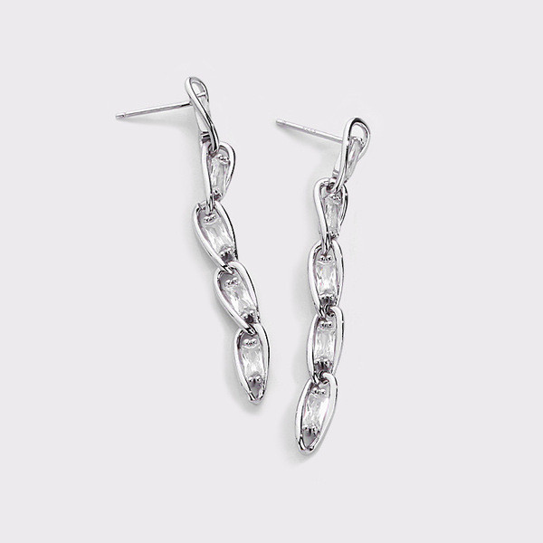 A34645 925 sterling silver dangleearrings