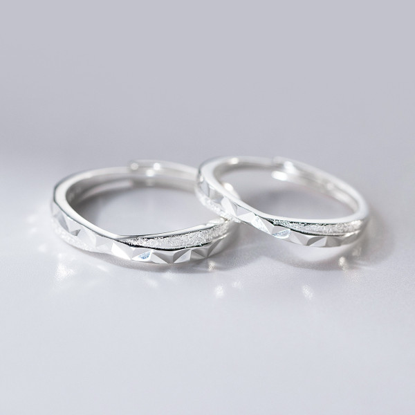 A46434 s925 sterling silver simple ring