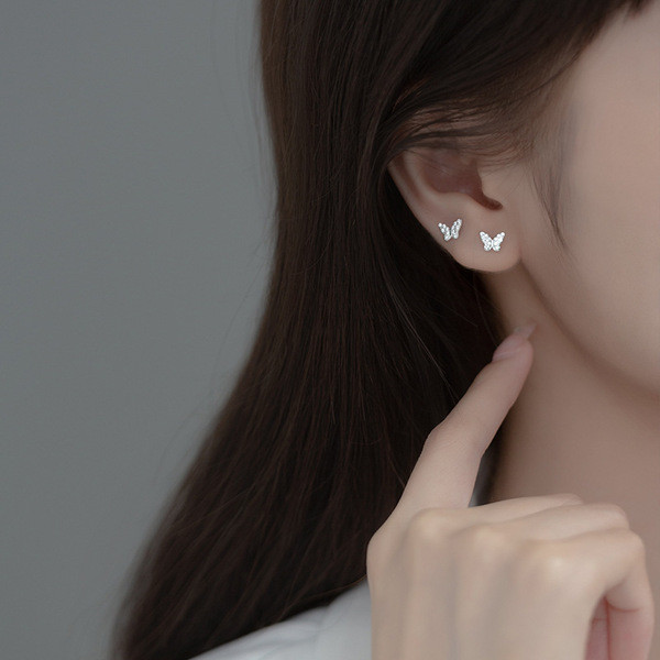 A34850 s925 sterling silver sweet earrings