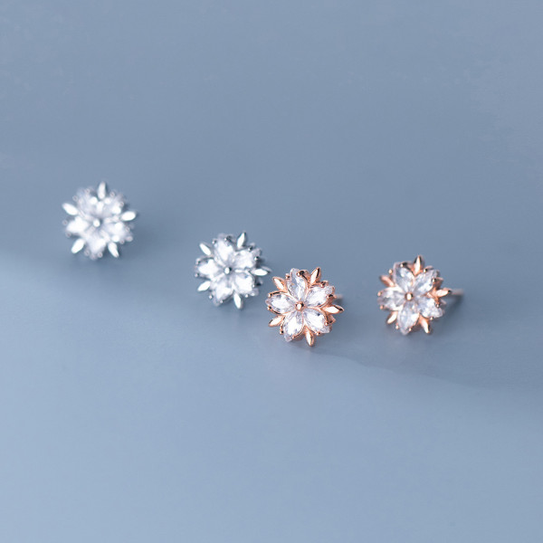 A35475 s925 sterling silver chic earrings