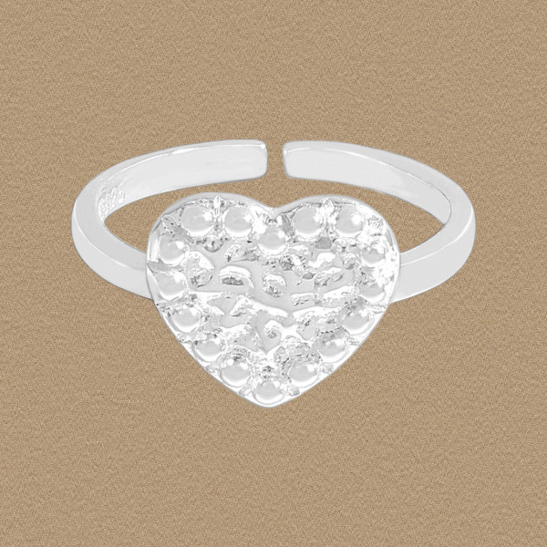 A44292 heart sterling silver s925 heartshape ring