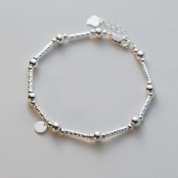 A38238 s925 sterling silver charm design elegant bracelet