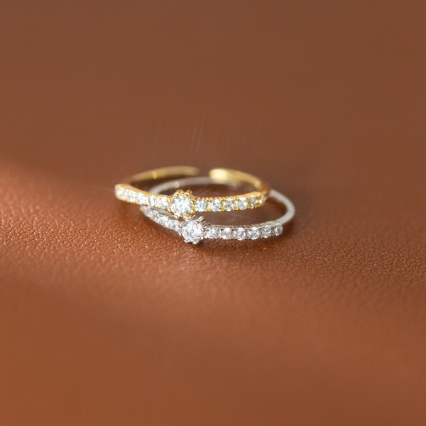 A36992 s925 sterling silver simulateddiamondring