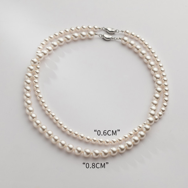 A38061 s925 sterling silver vintage design necklace